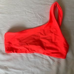 hot pink off shoulder bikini
